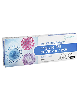 Test Combo Antygen na grypę A/B+Covid-19/RSV