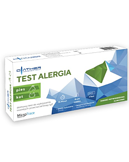 Diather Test Alergia Pies Kot, Domowy test do wykrywania swoistych przeciwciał klasy IgE