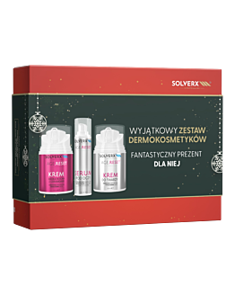 Solverx Age Reset Zestaw prezentowy: Serum pod oczy + Krem do twarzy + Krem-maska nocna 