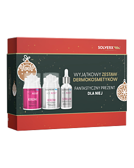 Solverx Age Reset Zestaw prezentowy: Serum do twarzy + Krem do twarzy + Krem-maska nocna