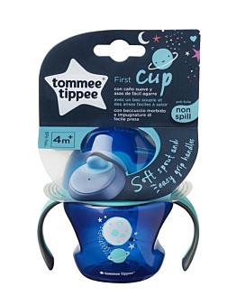 Tommee Tippee Kubek Pierwszy z Uchwytami 4M+ Niebieski
