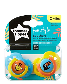 Tommee Tippee Smoczek Uspokajający Fun Style 0-6M