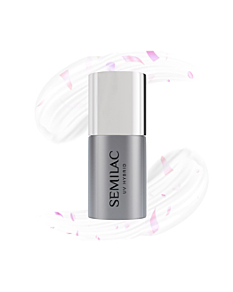 Semilac Top Coat per Smalti Ibridi T22 Flower Flakes