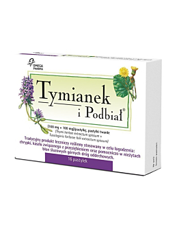 Original Tymianek i Podbiał 100mg+100mg, 24 past.