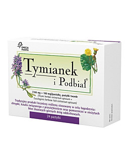 Original Tymianek i Podbiał 100mg+100mg, 24 past.