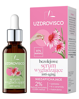 Uzdrovisco Bezolejowe serum Wygładzające Anti-Aging Niezapychające