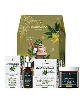 Uzdrovisco CBD Zestaw: krem do twarzy + serum do twarzy