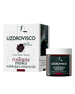 Uzdrovisco Czarny Tulipan Roślinna maska redukująca zmarszczki