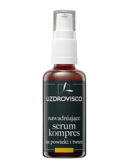 Uzdrovisco Świetlik Nawadniające serum-kompres 3w1 na powieki i twarz