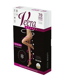 Veera Beauty Rajstopy 70 DEN, Kolor Czarny, Rozmiar L