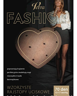 Veera Fashion Collant fantasia a pois, Nero, Taglia XL