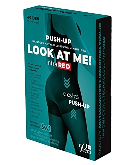 Veera Look At Me Push Up InfraRED Rajstopy antycellulitowe, Kolor czarny, rozm. S