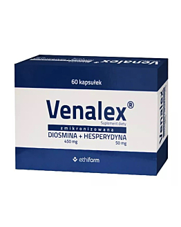 Venalex, Preparat wspierający pracę układu żylnego, Kapsułki