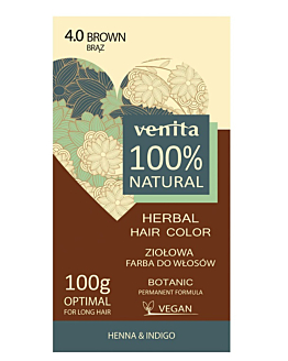 Venita Naturalna Ziołowa Farba 4.0 Brąz