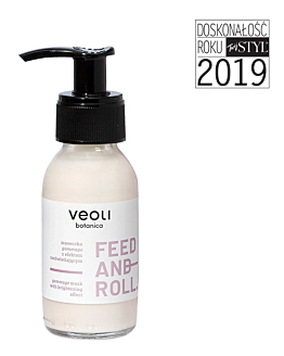 Veoli Botanica Feed And Roll Maseczka gommage z efektem rozświetlającym