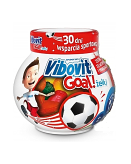 Vibovit Goal, Żelki z witaminami i minerałami dla dzieci od 4. roku życia, Smak owocowy