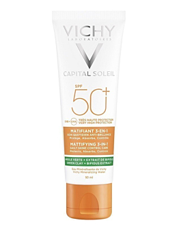 Vichy Capital Soleil Krem ochronny do twarzy matujący SPF50+ 