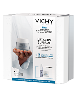 Vichy Zestaw dermokosmetyków Liftactiv Supreme (Krem na dzień + Krem na noc + Serum)