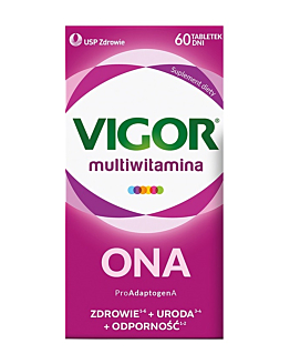Vigor Multiwitamina Ona, Zestaw witamin i minerałów, Tabletki