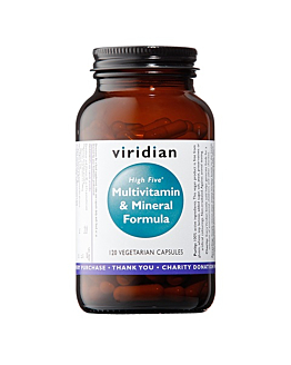 Viridian High Five Multivit & Mineral Formula, Zestaw witamin i minerałów, Kapsułki