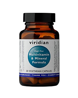 Viridian High Five Multivit & Mineral Formula, Zestaw witamin i minerałów, Kapsułki