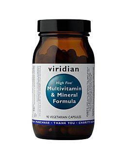 Viridian High Five Multivit & Mineral Formula, Zestaw witamin i minerałów, Kapsułki