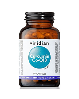 Viridian Kurkumin + Koenzym Q10 100 mg z MCT, Kapsułki