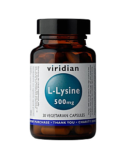 Viridian L-Lizyna 500 mg 30 Kapsułek