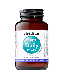 Viridian Synerbio Daily, Suplement diety zawierający żywe kultury bakterii, Proszek
