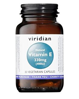 Viridian Naturalna Witamina E 330 mg (400 IU), Kapsułki