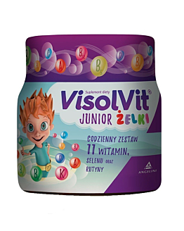 Visolvit Junior, Żelki zawierające 11 witamin, selen oraz rutynę