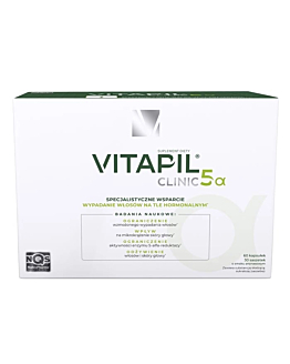 Vitapil Clinic 5alfa zestaw 30 sasz. + 60 kaps.