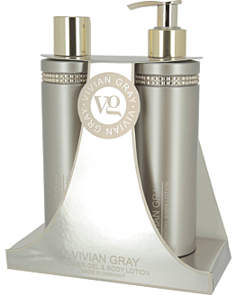 Vivian Gray Zestaw Brown Crystals Żel pod prysznic + Balsam do ciała