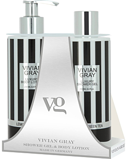 Vivian Gray Zestaw Lemon & Green Tea Żel pod prysznic + Balsam do ciała