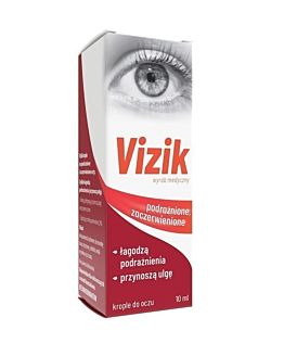 Vizik, Krople na podrażnione i zaczerwienione oczy