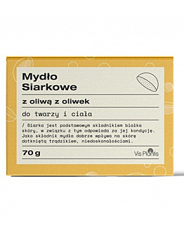 Vis Plantis Mydło w Kostce Siarkowe z Olejem z Oliwek