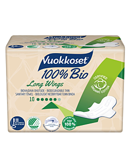 Vuokkoset BIOpodpaski ze Skrzydełkami Long