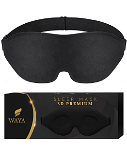 Waya Opaska na oczy 3D Premium Black