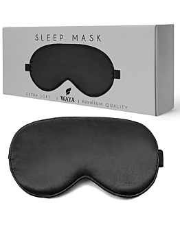 Waya Opaska na oczy Extra Soft Black 