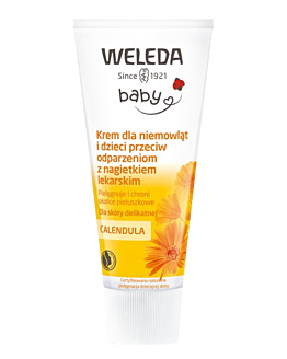 Weleda Calendula Krem Dla niemowląt i Dzieci przeciw Odparzeniom z Nagietkiem Lekarskim
