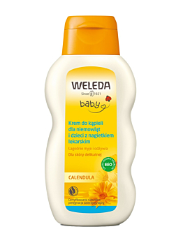 Weleda Krem do kąpieli Dla niemowląt i Dzieci z Nagietkiem Lekarskim