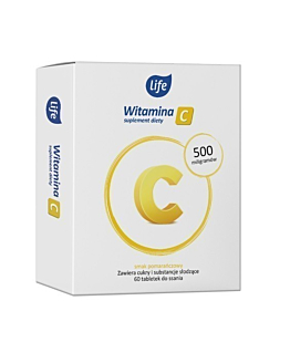 Life Witamina C 500 mg, Tabletki do ssania