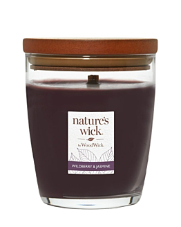 Woodwick Świeca zapachowa Średnia Wildberry & Jasmine
