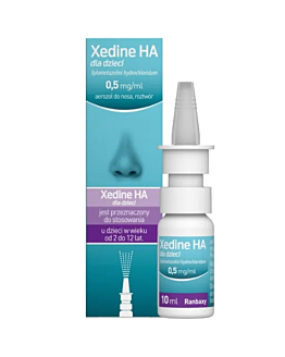 Xedine Ha dla dzieci 0,5 mg/ml Aerozol do nosa