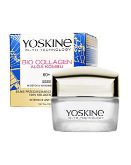 Yoskine Bio Collagen, krem do twarzy na dzień 60+, 50 ml