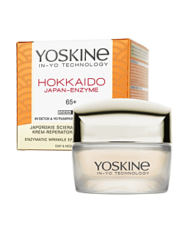 Yoskine Hokkaido Japan- Enzyme, krem do twarzy na dzień i na noc 65+, 50 ml