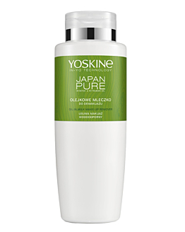 Yoskine Japan Pure, olejkowe mleczko do demakijażu twarzy i oczu, 400 ml