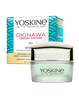 Yoskine Okinawa Green Caviar, krem na dzień i na noc 70+, 50 ml