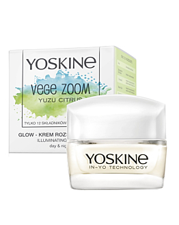 Yoskine Vege Zoom, glow-krem rozświetlający, 50 ml
