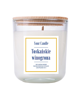 Your Candle Świeca sojowa Toskańskie Winogrona, 210 ml